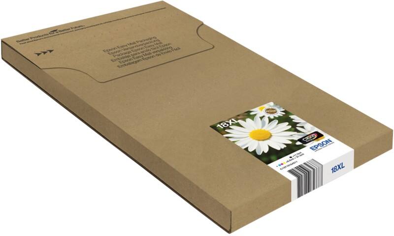 Epson  Original Tintenpatrone C13T18164511 Schwarz, Cyan, Magenta, Gelb 4 Stück Multipack