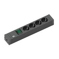 BACHMANN Steckdosenleiste 420.0012 355 mm 4-Fach