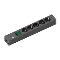 BACHMANN Steckdosenleiste 420.0013 430 mm 6-Fach
