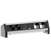BACHMANN Schreibtischsteckdose 902.0183 325 mm 6-Fach