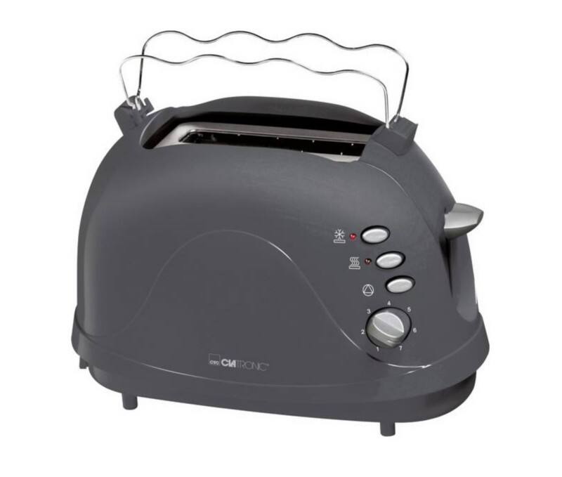 CLATRONIC Toaster Grau Kunststoff 700 W TA3565
