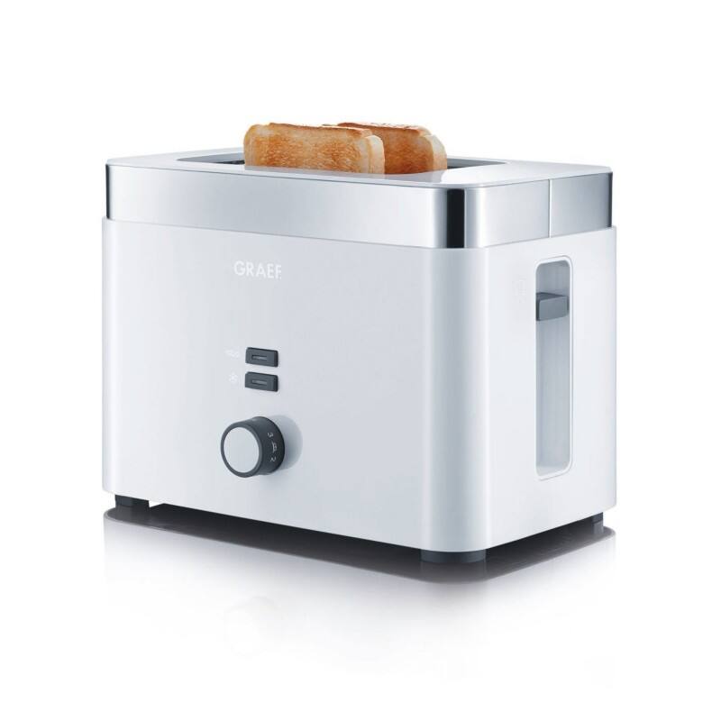 GRAEF Toaster Weiß Edelstahl, Kunststoff 888 W TO61