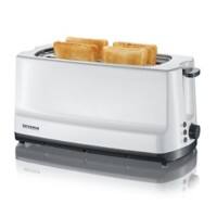 SEVERIN Toaster Grau, Weiß Edelstahl 1400 W AT 2234