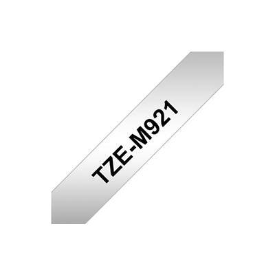 Druckerband Brother TZE-M921 Schwarz, Silber