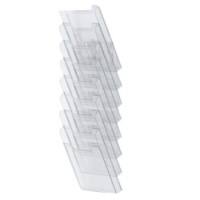 Exacompta A4 hoch Wandregal Wandmontiert Transparent 64858D 23,9 x 15,5 x 81,7 cm 64858D