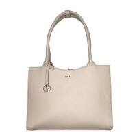 SOCHA Damen Laptoptasche Midi Vanilla 14 " Feinsynthetik Beige 390 mm x 120 mm x 290 mm