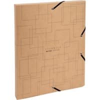 Exacompta Eterneco Archivbox 59247E A4 25 mm Braun 8 Stück