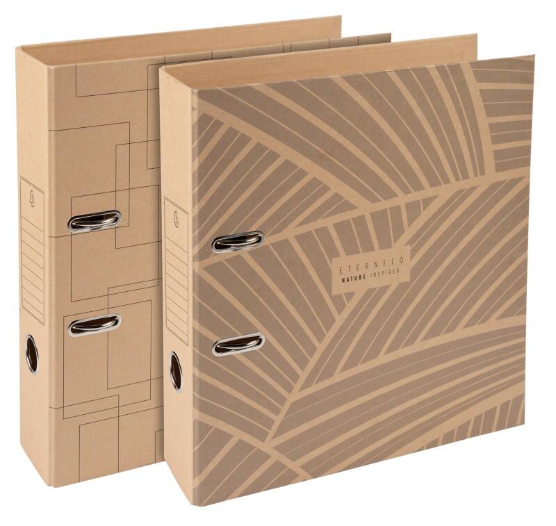 Exacompta Eterneco Ordner A4 70 mm Farbig Sortiert 2 Ringe 53847E PP (Polypropylen) Hochformat 10 Stück