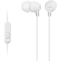 SONY MDREX15APW Verkabelt Stereo Ohrhörer Mikrofon Weiß