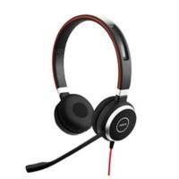 JABRA Evolve 40 UC stereo Verkabelt Stereo Headset Passive Noise Cancelling Mikrofon Schwarz