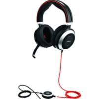 JABRA Evolve 80 MS STEREO Verkabelt Stereo Headset Mikrofon Schwarz