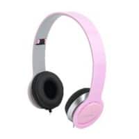 LOGILINK HS0032 Verkabelt Stereo Kopfhörer Mikrofon Pink