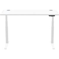 LEVADO Höhenverstellbarer Schreibtisch 1400 X 800 Weiss