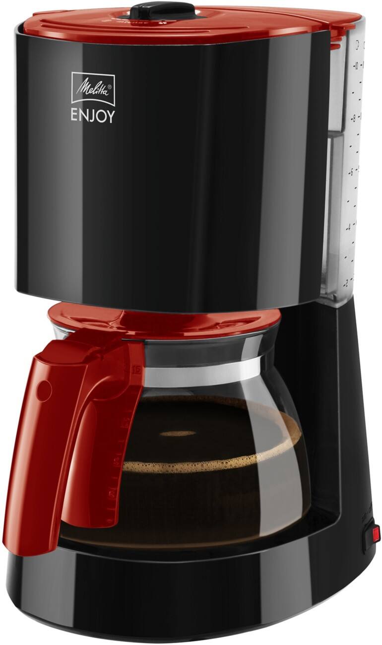 Melitta Kaffeemaschine  1017-09 sw/rt Schwarz, Rot