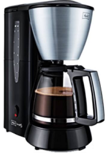 Melitta Kaffeemaschine  M720-BK/SST Rostfreier Stahl, Schwarz