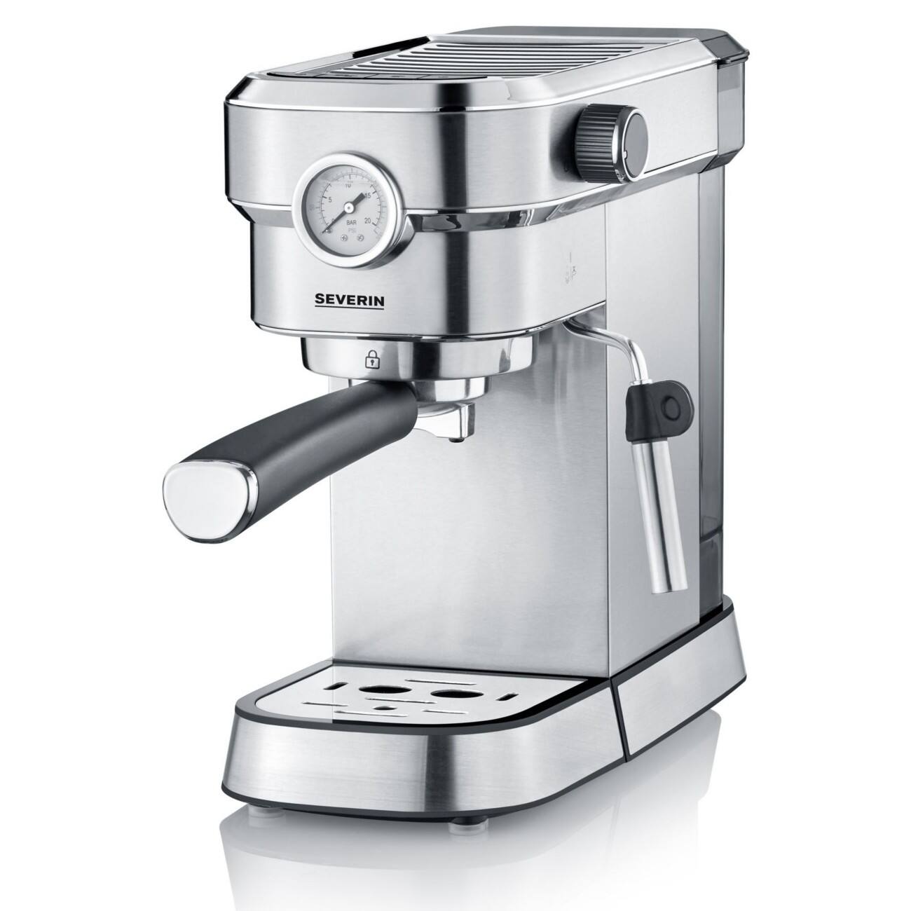 Severin Kaffeemaschine  KA 5995 Rostfreier Stahl, Schwarz