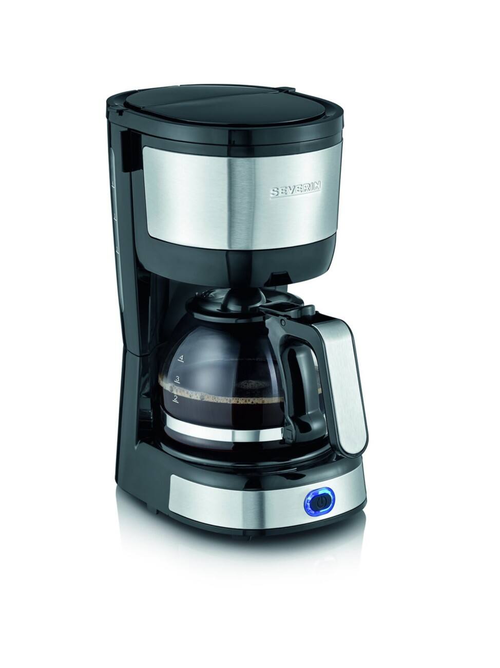 Severin Kaffeemaschine  KA 4808 Rostfreier Stahl, Schwarz