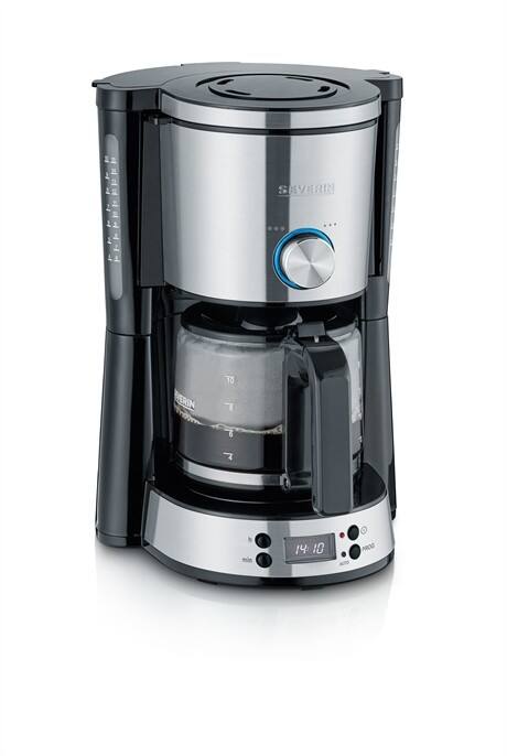 Severin Kaffeemaschine  KA 4826 Rostfreier Stahl, Schwarz