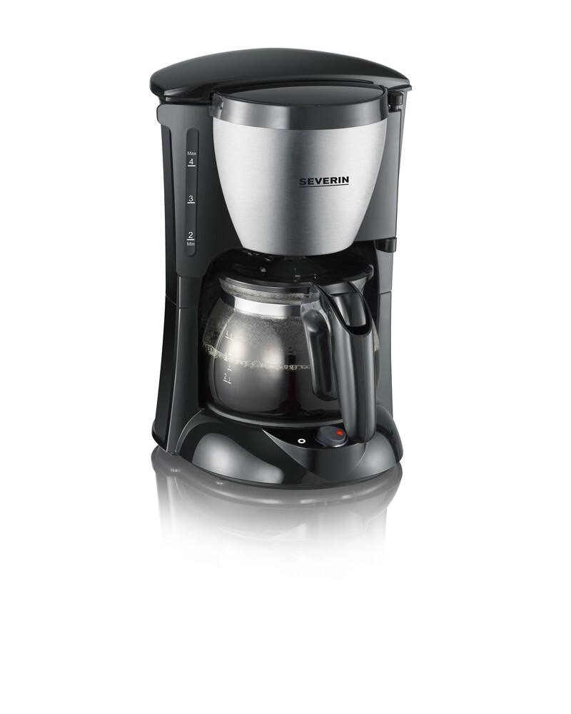 Severin Kaffeemaschine  KA 4805 Rostfreier Stahl, Schwarz