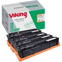 Viking 203X Kompatibel HP Tonerkartusche CF540X / CF541X / CF543X / CF542X Schwarz, Cyan, Magenta, Gelb Multipack 4 Stück