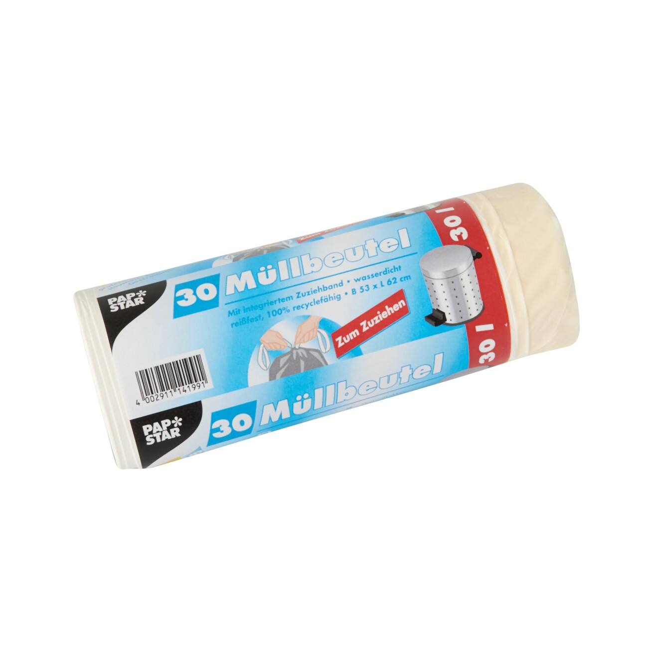 PAPSTAR Müllbeutel 14199 LDPE-Folie 30 Stück