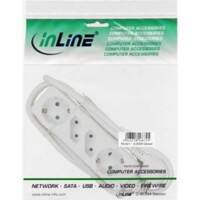 INLINE Steckdosenleiste 16443W 1-Fach
