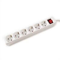 VALUE Steckdosenleiste 19.99.1085 470 mm 6-Fach