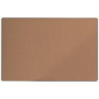 Nobo Premium Plus Wandmontierbares Anschlagbrett 1915184 Kork Alurahmen 1800 x 1200 mm Braun
