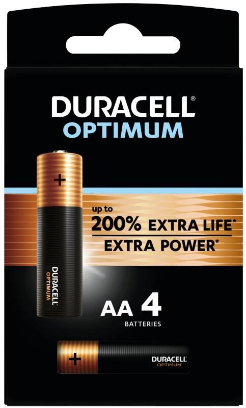 Duracell Batterien Optimum AA 4 1,5 V Stück