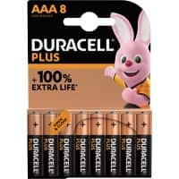 Duracell-Batterien Plus 100 AAA 1,5 V 8 Stück