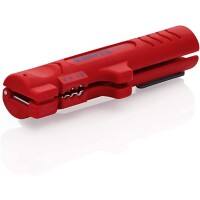 Knipex Abisolierzange 16 64 125 SB Kunststoff Glasfaserverstärkt Rot