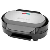 Clatronic Elektrogrill HBM 3696 1000W Rostfreier Stahl 105 x 105 mm Silber