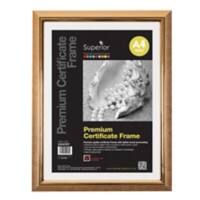 Seco DIN A4 Deluxe Diplomrahmen mit Perspex Sicherheitsglas Gold