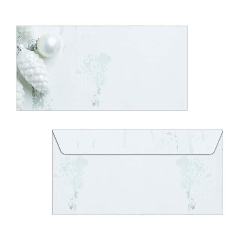 Sigel Weihnachtskarte Modern Christmas Papier Grau, Weiß 22 x 11 cm 50 Stück