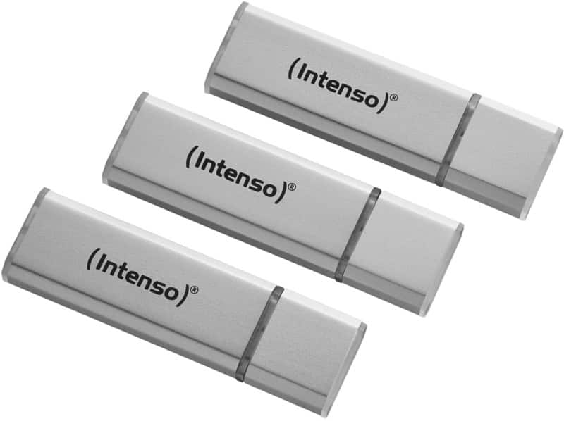 Intenso USB Stick Silber 16GB Triple Pack