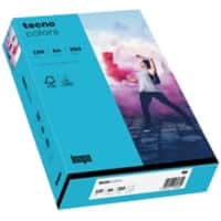 tecno DIN A4 Papier Blau 120 g/m² 250 Blatt