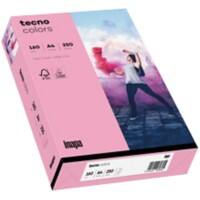 tecno A4 Farbiges Papier Pink 160 g/m² 250 Blatt