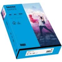 tecno DIN A4 Papier Intensiv Blau 80 g/m² 500 Blatt