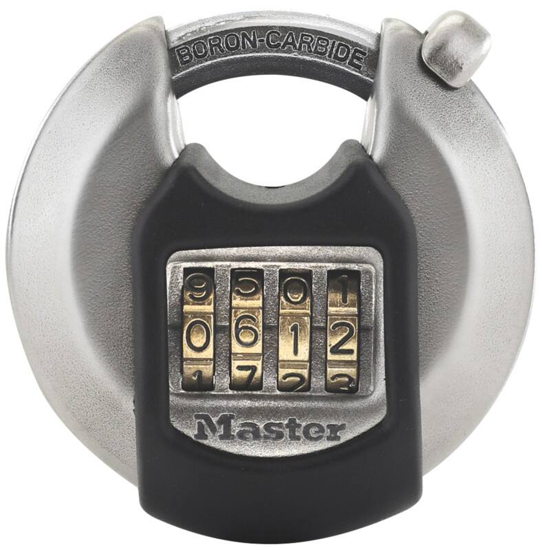 Master Lock Vorhängeschloss M40EURDNUM 7 x 2,3 x 7 cm Schlüssel Edelstahl Silber