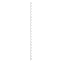 Plastikbinderücken A4 PVC für 65 Blatt 10 mm Weiß 100 Stück