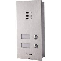 WANTEC Türsprechanlage Monolith Silber 12 V
