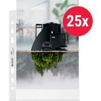 Leitz Prospekthüllen Recycelt 90% DIN A5 Transparent 100 Mikron PP (Polypropylen) Öffnung 25 Stück
