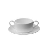 Nobel Fine Bone China Suppentasse Porzellan 250 ml Creme 24 Stück