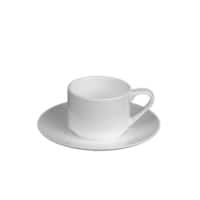 Nobel Fine Bone China Kaffeetasse Porzellan 160 ml Creme 24 Stück