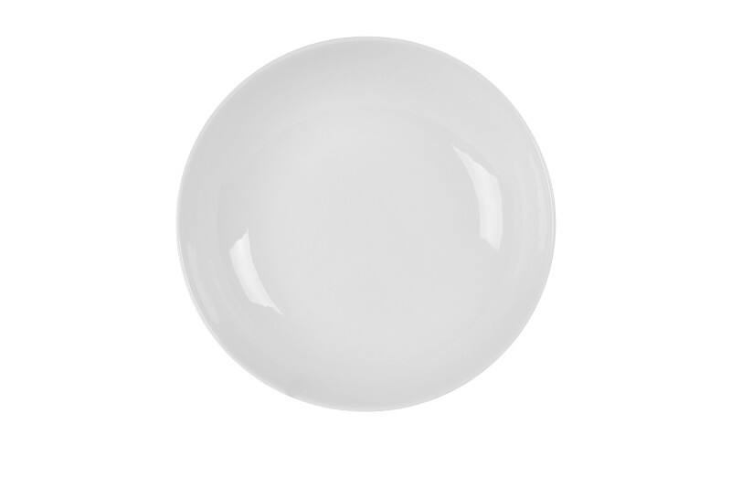 Nobel Fine Bone China Coupeteller Porzellan 160 mm Creme 48 Stück