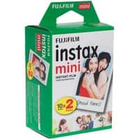 Fujifilm Sofortbildfilm Weiß geeignet für instax Mini 20 Stück