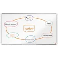 Nobo Premium Plus Widescreen Whiteboard 1915372 Wandmontiert Magnetisch Lackierter Stahl 122 x 69 cm