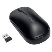 Kensington SureTrack Dual Kabellose Ergonomische Maus K75298WW Optisch Für Rechts- und Linkshänder Bluetooth/USB-A Nano-Empfänger Schwarz