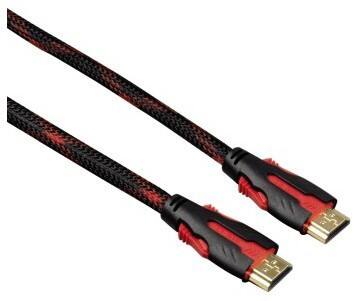 Hama 51877 HDMI Kabel 2 m Schwarz, Rot