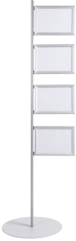 Bi-Office Snap Display Infoständer A4 Aluminium, Kunststoff Transparent